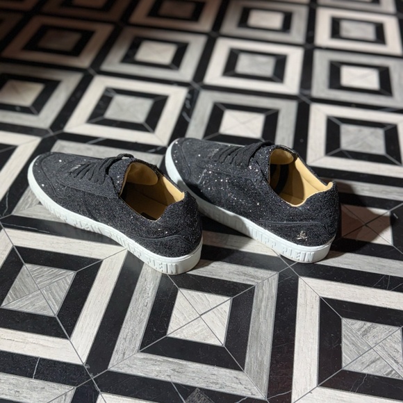 🔥 PHILIPP PLEIN Black Glitter Skull Sneakers‎ 🔥 - Picture 6 of 10